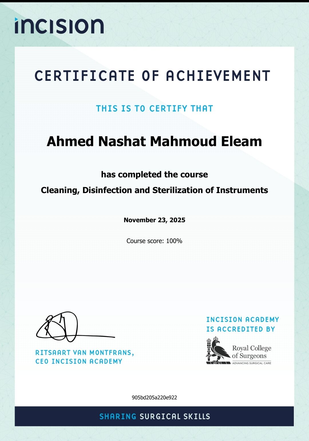 شهادة مهنية