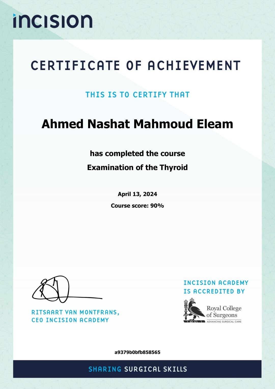 شهادة مهنية